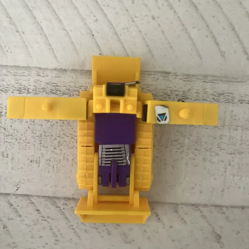 Hasbro Transformers G2 Devastator Constructicons 1984 Yellow Lot of 3 As Is